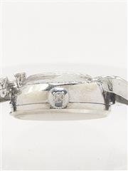 14K 10g Solid White Gold Diamond Paul Raynard 17 Jewels Winding Wrist Watch